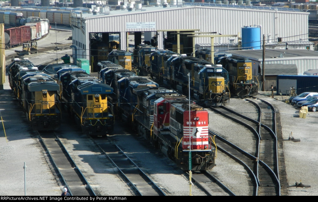 CSX Queensgate Locomotive Facility 5-23-18